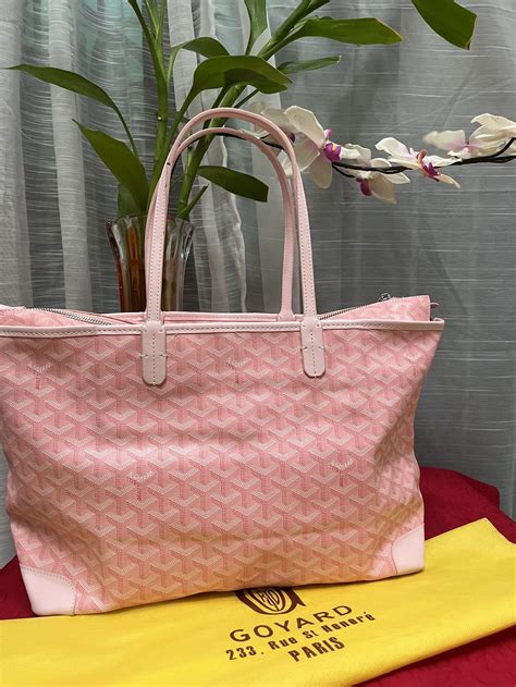 pink goyard makeup bag|goyard tote bag price uk.